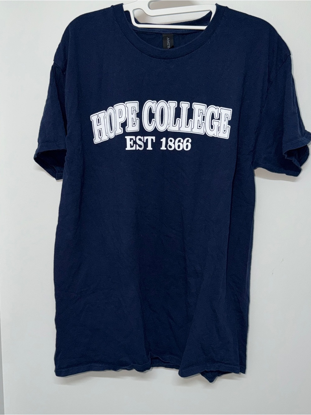 Hope College Navy Short-Sleeve Cotton Tee OR great everyday lounge shirt